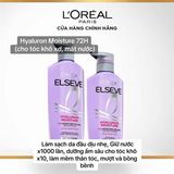  NK - Set gội xả cho da đầu khô L'Oreal Paris Elseve Hyaluron Moisture 620ml + 375ml 