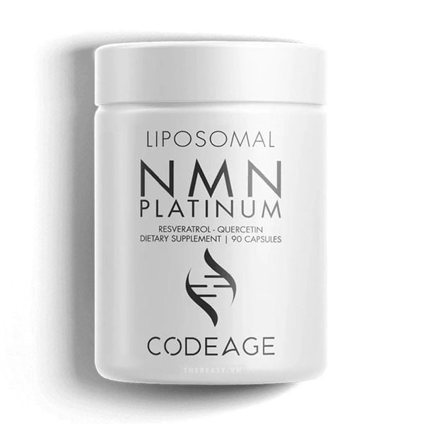  NK - Viên uống chống lão hóa, trẻ hóa da CodeAge Liposomal NMN Platinum 90 Viên 