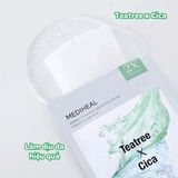  NK - Tách lẻ Hộp 4 miếng mặt nạ dưỡng da, làm dịu da Mediheal Derma Synergy Wrapping Mask Teatree & Cica 25ml 