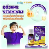  NK- Vitamin D3 Ddrops Booster 600IU cho bé từ 1 tuổi 0.09Oz 2.8ml 