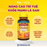  Viên uống bổ sung Nature Made Extra Strength Dosage Choline Supplements 800mg 60 viên 