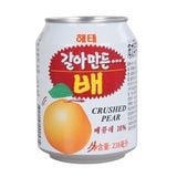  (S01/27) NK - Tách lẻ nước trái lê nghiền Crushed Pear Haitai 238ml 