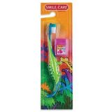  Bàn chải SmileMakers Toothbrush & Floss Kit Green Dinosaur 