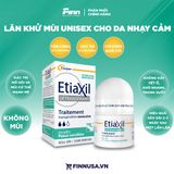  NK - ( Xanh ) Lăn khử mùi cho da nhạy cảm EtiaXil Detranspirant Traitement Roll-On Peaux Sensibles 15ml 