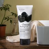  NK - Gel tẩy tế bào chết Than Hoạt Tính Arrahan Charcoal Peeling Gel 180ml 