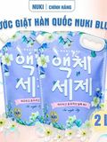  NK - Nước giặt Nuki Blue hương thiên thảo 2kg 