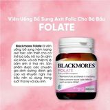  (Úc) Viên uống bổ sung Axit Folate Blackmores 90 viên 
