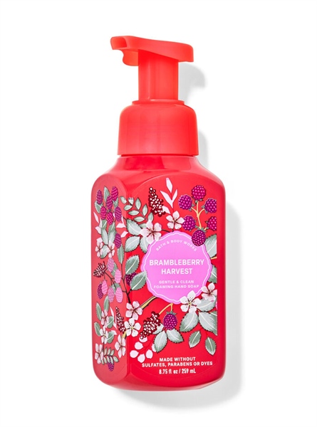  NK - Nước rửa tay dạng bọt BBW Gentle & Clean Foaming Hand Soap Brambleberry Harvest 259ml 