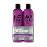  Cặp Dầu Gội Xả TIGI Bed Head Dumb Blonde 750ml x2 – Phục Hồi Tóc Tẩy, Tóc Nhuộm, Giữ Màu, Giảm Khô Xơ 
