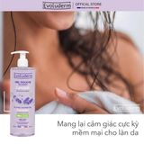  NK - Gel tắm thiên nhiên thuần chay Evoluderm Relaxing Shower Gel Lavender Replenishes& Calms 500ml 