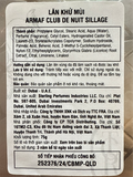  NK - Lăn khử mùi Armaf Club De Nuit Sillage 2.65Oz 75g 