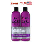  Cặp Dầu Gội Xả TIGI Bed Head Dumb Blonde 750ml x2 – Phục Hồi Tóc Tẩy, Tóc Nhuộm, Giữ Màu, Giảm Khô Xơ 