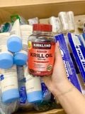  Viên uống bổ sung Kirkland Krill Oil 500mg Omega 3 + Astaxanthin 180 viên 