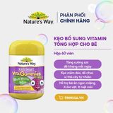  NK - Kẹo bổ sung cho bé Nature's Way Kids Smart Vita Gummies Multivitamin + Vegies 60 viên 