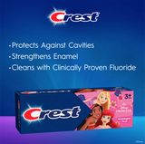  Kem đánh răng cho bé Crest Kids' Disney Princess Bubblegum Toothpaste 4.2Oz 119g 