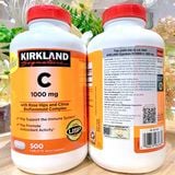  NK-Viên uống bổ sung hỗ trợ tăng đề kháng Kirkland Vitamin C 1000Mg 500 viên 