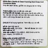  NK - Nước rửa tay dạng bọt BBW Gentle & Clean Foaming Hand Soap White Barn Iced Cinnamon Rolls 8.75Oz 259ml 