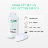  NK- Bông tẩy trang La Soirée Premium Cotton 85 miếng 