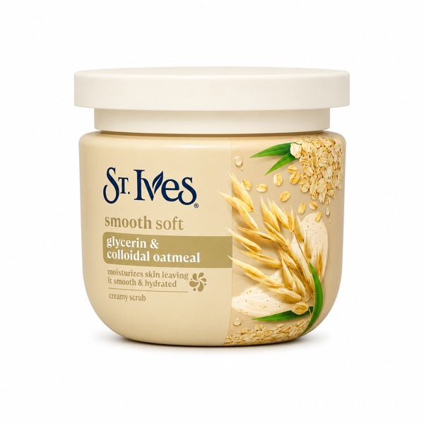  Tẩy tế bào chết hương lúa mạch ST.Ives Smooth Soft Glycerin & Colloidal Oatmeal 300g 