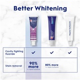  NK - Set 2 kem đánh răng Crest 3D White Advanced Teeth Whitening Toothpaste Radiant Mint 6.6Oz 187g 