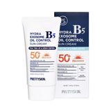  NK - Kem chống nắng Prettyskin Hydra B5 Exosome Oil Control Sun Cream SPF 50+ Pink Tone Up & Sebum Control 1.69Oz 50ml 