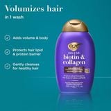  Dầu gội hỗ trợ móc tóc Ogx Thick & Full Biotin & Collagen Shampoo 13Oz 385ml 