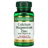  Viên uống bổ sung Nature's Bounty Calcium Magnesium Zinc with vitamin D3 100 viên 