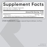  Viên Uống Sports Research Magnesium L-Threonate Advanced Formula 2000mg 90 viên 