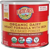  (SALE-SLL) Sữa Mỹ cho bé Earth's Best Organic Dairy Infant Formula for Babies 0-12 Months, Milk-Based Powder 595g 21Oz 
