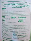  NK-Viên uống bổ não Nature's Way Ginkgo 2000 Brain & Memory 120 viên 