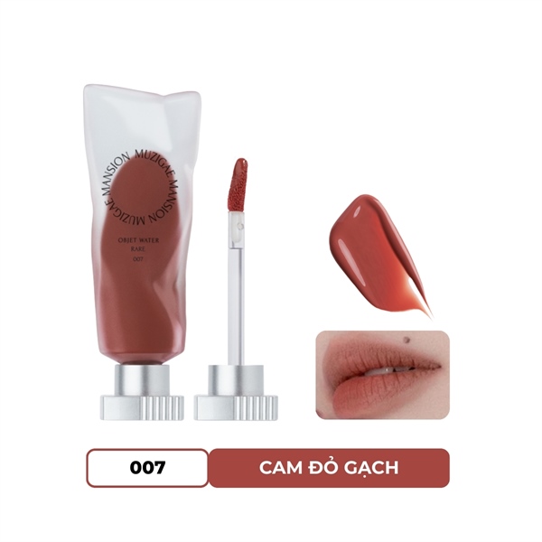  (S04/27) NK - Son Tint Muzigae Mansion Objet Water Thuần Chay màu 007 Rare 5.8ml 
