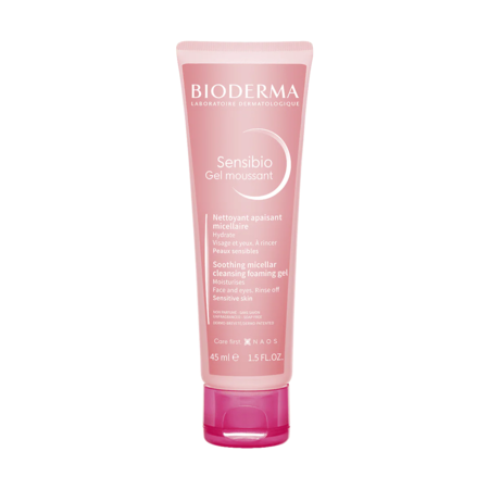  NK - Gel rửa mặt Cho Da Nhạy Cảm Bioderma Sensibio Gel Moussant 45ml 