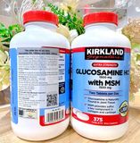  NK - Viên uống bổ sung xương khớp Kirkland Glucosamine HCI 1500mg with MSM 1500mg 375 viên 