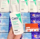  Sữa rửa mặt dành cho da dầu Cerave Foaming Cleanser For Normal To Oily Skin 3Oz 87ml 