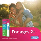  Tuýp lăn giảm ngứa côn trùng cắn Benadryl Extra Strength Itch Relief Stick 0.47Oz 14ml 