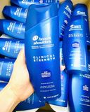  (Màu tím) Dầu gội cho da đầu gàu Head & Shoulders Clinical Strength Anti-Dandruff Citrus Shampoo for Advanced Oil Control 13.5 Oz 400ml 