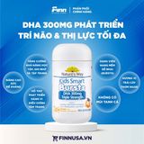  NK - Thực phẩm bổ sung DHA cho bé Nature's Way Kids Smart Bursts DHA 300mg Triple Strength 50 viên 