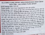  NK - Sữa tắm Old Spice Pure Sport High Endurance Body Wash 532mL (18 FL OZ) 