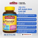  CTY - Vitamin tổng hợp cho bà bầu Nature Made Prenatal Folic Acid + DHA 150 viên 