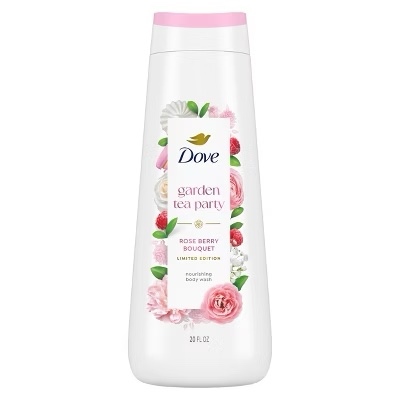  Sữa tắm Dove Beauty Garden Tea Party Body Wash Rose Berry Bouquet 20Oz 