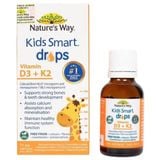  (S04/27) NK - Thực phẩm bổ sung VitaminD3K2 Organic cho bé từ sơ sinh Nature's Way Kids Smart Drops Vitamin D3 + K2 11ml 