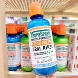  NK - Nước súc miệng TheraBreath Fresh Breath Dentist Icy mint hương bạc hà 473ml 