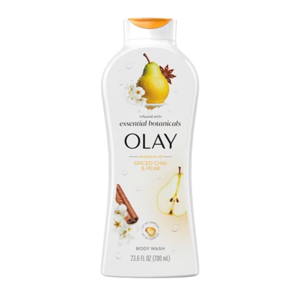  Sữa tắm Olay Infused With Essential Botanicals Spiced Chai & Pear Body Wash 23.6Oz 700ml 