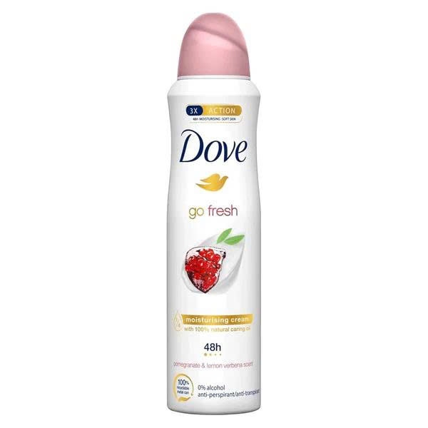  Xịt khử mùi Dove Go Fresh 48h Pomegranate & Lemon Verbena 150ml 
