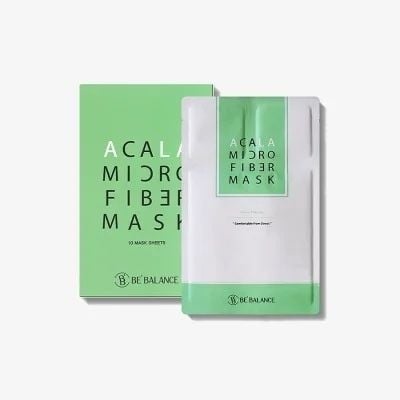  NK - Mặt Nạ giảm mụn Vải Vi Sợi Be’Balance Acala Micro Fiber Mask 30g 