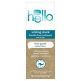  Kem đánh răng Hello Kids' Smiling Shark Fruit Punch Flouride-Free Toothpaste 4.2Oz 119g 