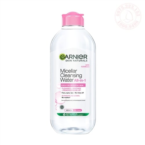  NK - Nước làm sạch và tẩy trang Ganier Micellar Cleansing Water All - in -1 400ml 