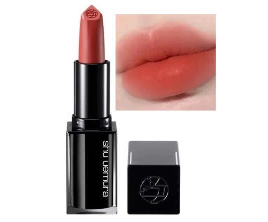  Son Shu Uemura Kinu Matte Lipstick 599 cam hồng đào 0.1Oz 3.3g 