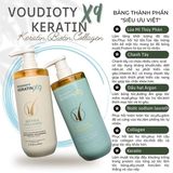  Set gội xả Voudioty Keratin X9 Biotin & Collagen 33.81Oz 1000ml 