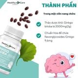  NK - (Úc) Viên uống bổ não Healthy Care Ginkgo Biloba 2000mg 100 viên 